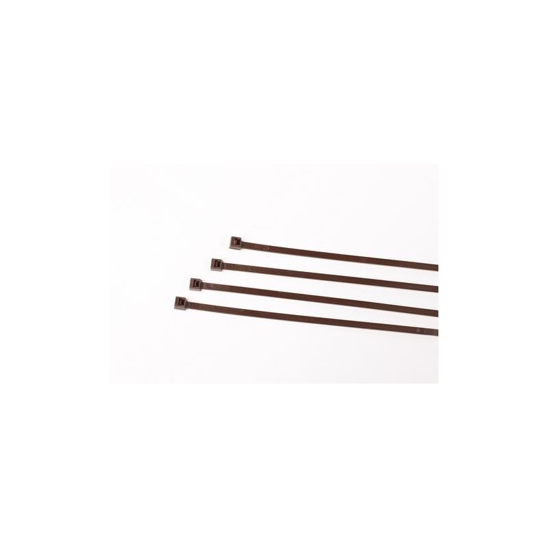 100 x Brown Cable Ties - 100mm x 2.5mm (Zip