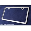 LFPartS Premium Slim Style Stainless Steel License Plate Frame (2-Hole,