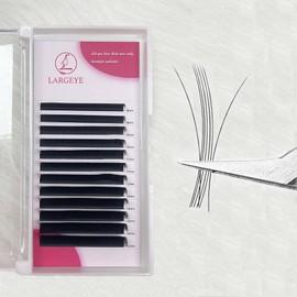 Eyelash Extensions 0.07 DD Curl 8-15mm Mixed Tray Premium Individual Lash Extensions, Classic Lashes Soft Matte Dark Professional Eyelashes Extension (0.07-DD-8-15 mm)
