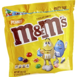 M&M's Peanut M&M's® Topping 38 oz. Bag - 38 oz. Bag