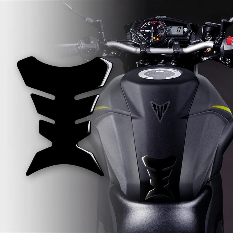 Quattroerre 18165 Protection for Moto Tank Scorpion 3d, Black