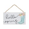 Simply Said, INC Petite Hanging Accents, Hello Spring- 5.5" x
