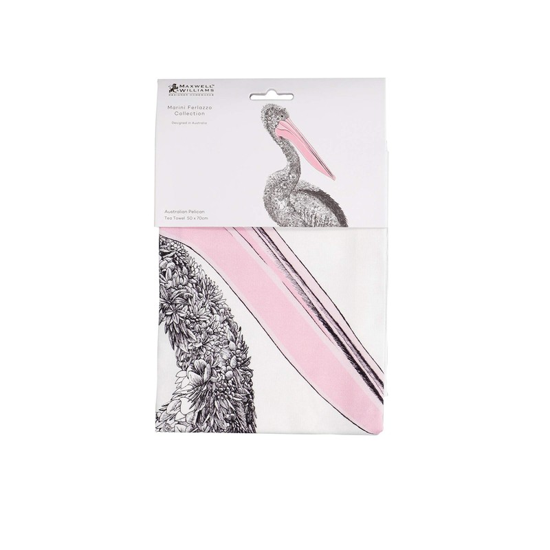 Maxwell & Williams Marini Ferlazzo Birds Printed Tea Towel with