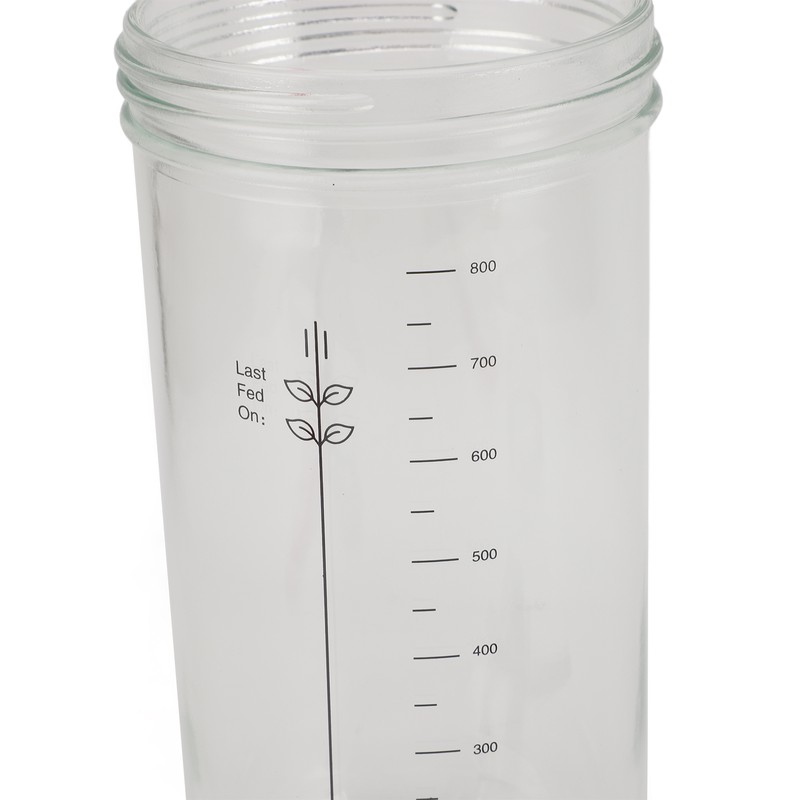 Sourdough Bread Starter Kit 34oz Glass Jar with Lid Date