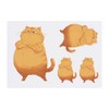4 x 'Fat Cat Standing' Temporary Tattoos - Water Resistant,