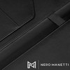 NERO MANETTI- Leather Portfolio Folder - Business PU Leather Portfolio