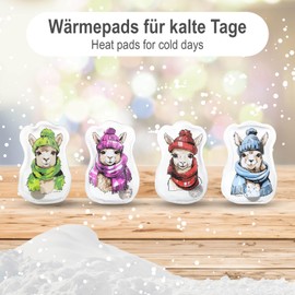 com-four® Pocket Warmer Reusable Hand Warmer with Great Motifs for Children, Heat Pad for Cold Days and On the Go, Heat Snap Pillow