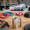 Mifoci 10lb Heavy Mug Dumbbell Style, Funny Gift Weighted Stainless