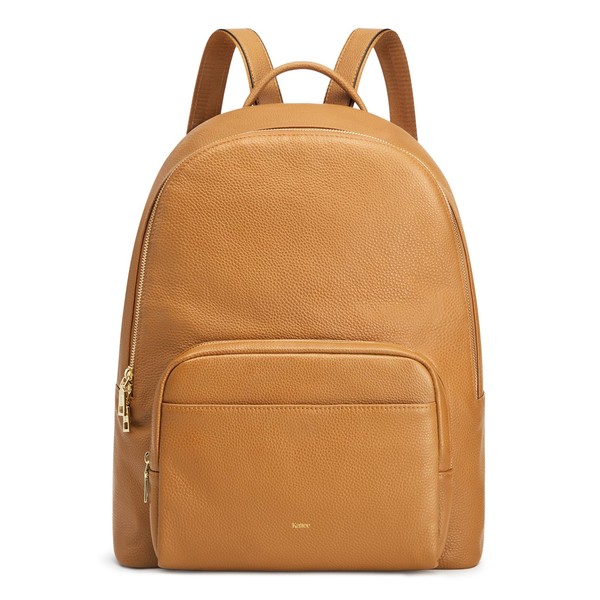 Kattee Leather Backpacks for Women,Fashion Multi-fuction Bag with Card Zipper