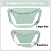 YogoRun Large Fanny Pack Waist Pack for Women Nylon Crossbody