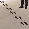 15 Pairs Social Distance Stickers for Floor Stickers Footprints Footprints