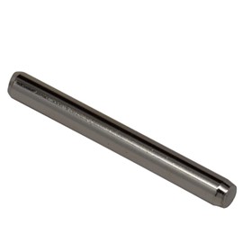 Desunia 5mm Diameter x 1-3/4" (45mm) Long "Cylinder" Cabinet Shelf Support Pegs - Polished Nickel - Box of 25