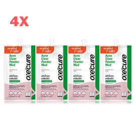 Oxe Cure 4x Oxe Cure Acne Clear Powder Mud Treat Dark spots Redness Scars Repair Skin 7 g
