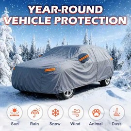 Coverlex - Cobertura para auto Honda Pilot Todo Clima 2016-2026 - Cobertura SUV resistente al agua de ajuste personalizado para Pilot LX EX EX-L Touring Elite Black Edition Trailsport AWD FWD 2016