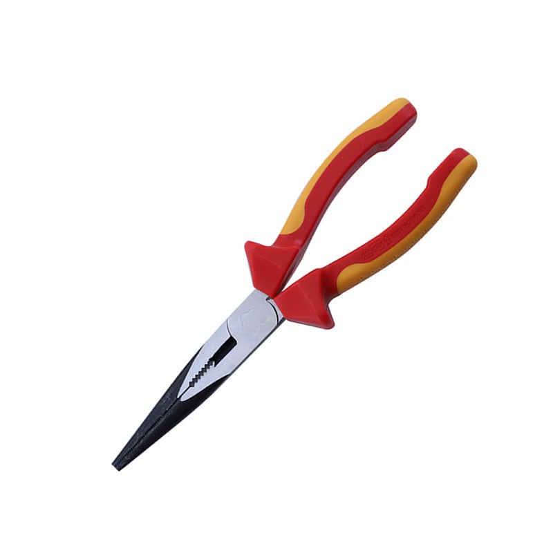 8 Inch Insulated Nose Pliers High Voltage Resistant 1000V Chrome