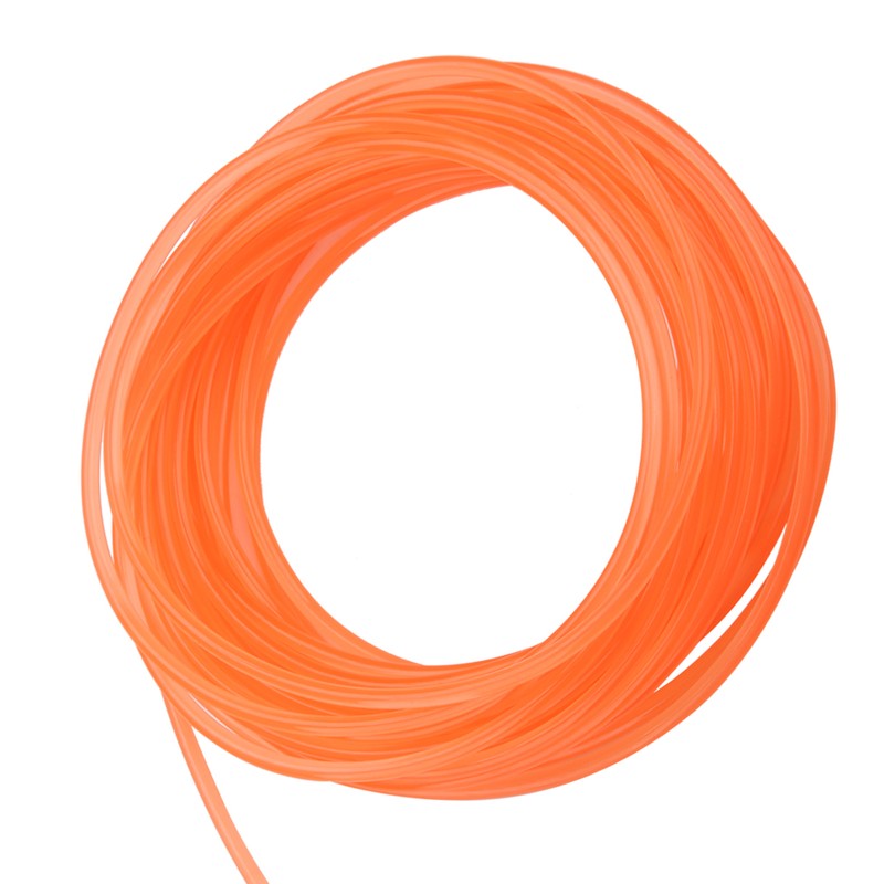 Orange Smooth PU Polyurethane Round Belt for Drive Transmission(5mm*10m)