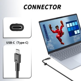 100W 20V 5A USB-C AC Laptop Charger Compatible with Dell Inspiron 14 16 5000 7000 7440 7430 5630 5430 XPS 14 9440 Latitude 9440 7640 7340 5540 5440 5340 Precision 5680 5480 Power Supply Adapter