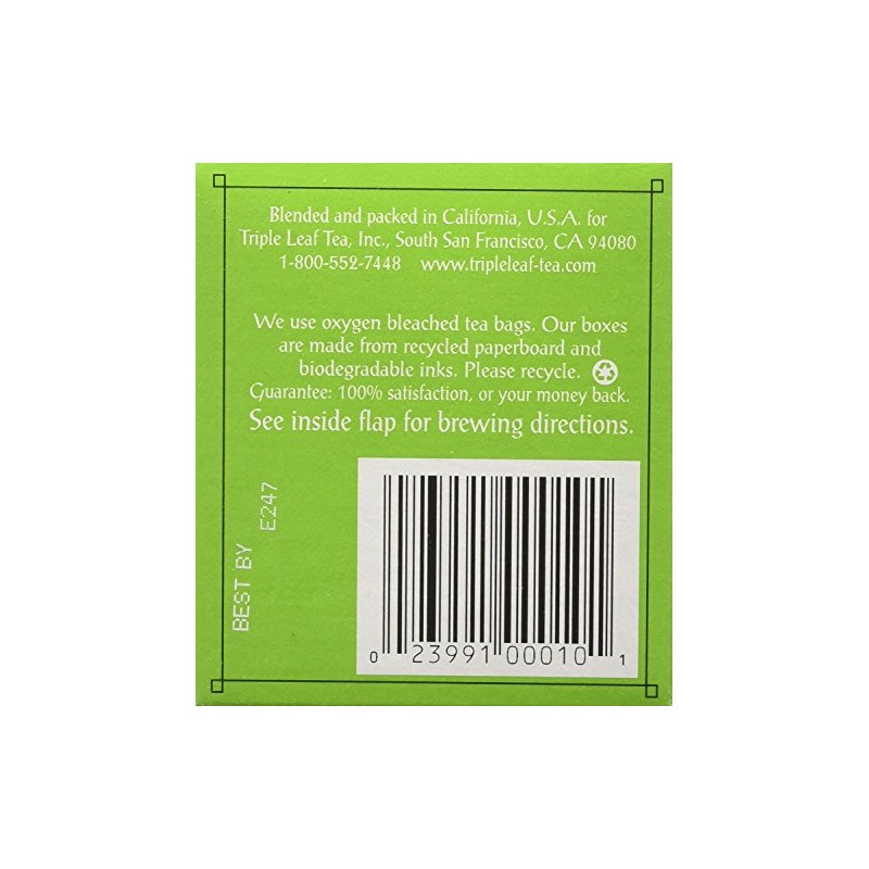 Triple Leaf Teas - Dieter's Green Herbal Tea, 20 bag
