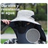 Dolores Sombrero Pesca Sol Protección Cuello Cara Mangas Brazo 3pcs