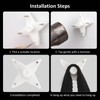 Pack of 100 Picture Hooks, Traceless Wall Hooks, No Drilling,