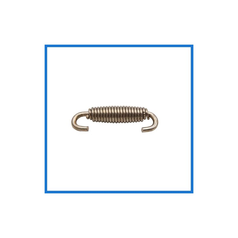 VekAuto 10pcs Silver Tone Motorcycle Exhaust Pipe Silencer Muffler Springs