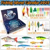 2025 Fishing Advent Calendar - 24 Days Premium Lure Countdown
