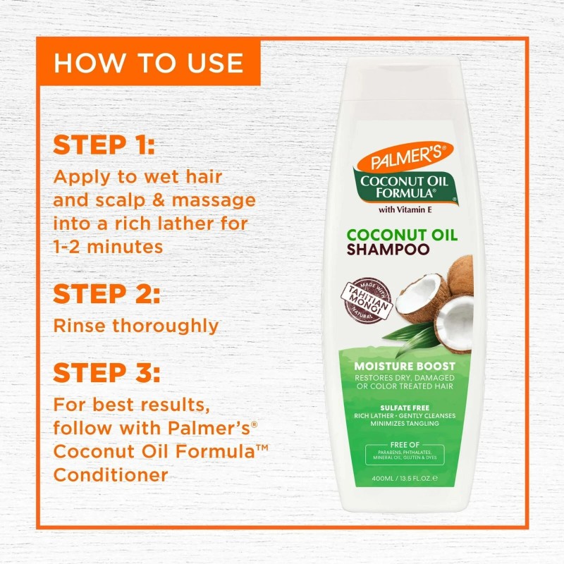 Palmer’s Palmer'S Coconut Oil Formula Moisture Boost Conditioning Shampoo, 13.5
