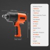 3/4 Inch Drive Air Impact Wrench 1870ft Lbs Nut Busting