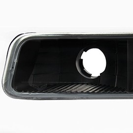 AKKON - For GMC Sierra Yukon Front Bumper Signal Lights Parking Lamps Black