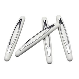 SamWinGear 4PCS Car Door Edge Guards Protector, Car Door Shock Absorber Bumper Guards Anti-Scratch Door Protector Trim Strip Exterior Decor Accessories with Self Adhesive for Cars Trucks SUVs (White)