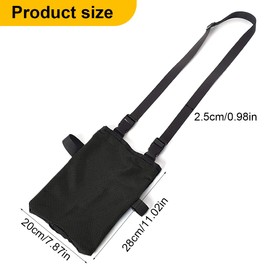 SUJEBKC Urine Drainage Bag Holder, Concealed Catheter Bag, Hanging Bag, Breathable Mesh Hanging Bag with Adjustable Strap for Home, Outdoor, Wheelchair and Bed
