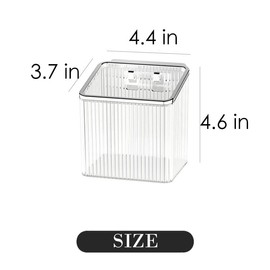 FANGOOLSS Floating Shelves | Space-Saving Floating Organizer for Kitchen, Bathroom & Office | Plastic Storage Shelves for Makeup & Home Decor (Transparent and Silver)