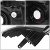 DNA Motoring HL-OH-CSIL07-BK-CL1 Pair of Black Housing Headlights Compatible with