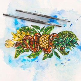 da Vinci Colinéo Serie 5522 Vegan Brush Imitation Sable Kolinsky No. 0, 2, 4