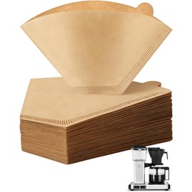 MIMORE Coffee Filters #4-120 PCS Coffee Filters 4 Cone Paper Unbleached for Moccamaster Filters No 4, KBGV, KBT, KB, KBGT, KBTS Coffee Machine 8-10 Cup