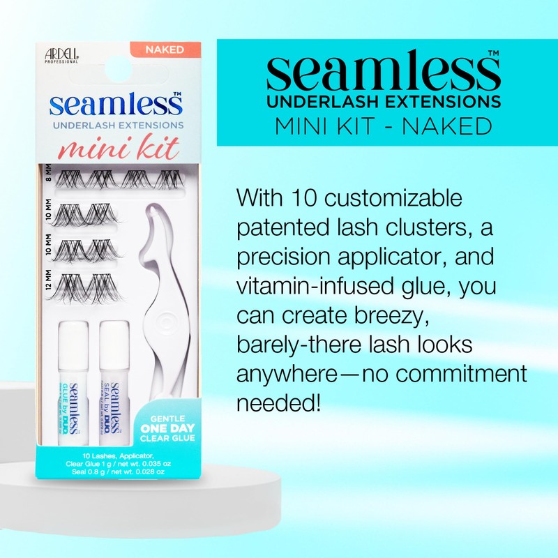 Ardell Seamless Cluster Eyelash Extensions Mini Kit Naked Lashes –