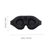IWOWHERO Elastic Adjustable 3d Eye Mask Blackout Sleep Mask for
