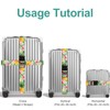 Luggage Straps, 2 Pcs Luggage Straps for Suitcases Strap Suitcase