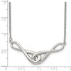 Real Stainless Steel Infinity Love Knot Symbol Symbols Pendant Necklace
