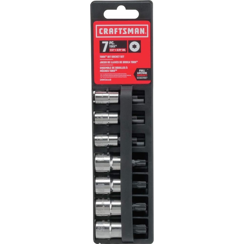 CRAFTSMAN Torx Bit Socket Set, 7-Piece (CMMT34449)