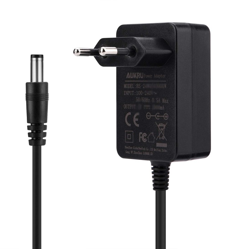 Aukru 12v 2A Power Supply for AVM FRITZ!Box Wlan 7390,2110,