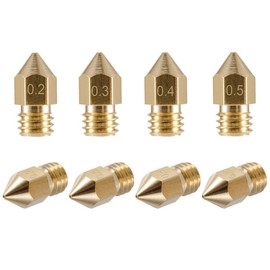 Dollatek 20 pcse M6 3.0 mm Nozzle for 3D Printer Extruder Print Head for MK8 Makerbot
