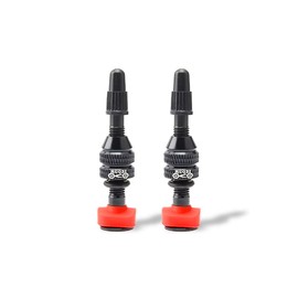 Kigauru 1 Pair Bicycle Full Crumb Tubeless Valve Length 40mm Aluminum Alloy Bicycle Air Nozzle Tubeless Tire Extension CNC Process Convenient to Use Lightweight Bicycle Accessories Mountain Bike Road Bike Valve