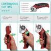 VLOXO Cordless Electric Scissors, Electric Box Cutter 4V Power Rotary