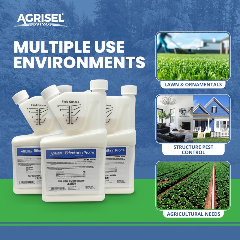 Agrisel Bifenthrin Pro 7.9, Insect Control, Safe for Plants &