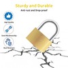 Cieex Pack of 4 Padlocks, 30 mm Small Lock with
