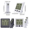 Indoor Thermometer Digital with Wireless Weather Station Capability Time Display