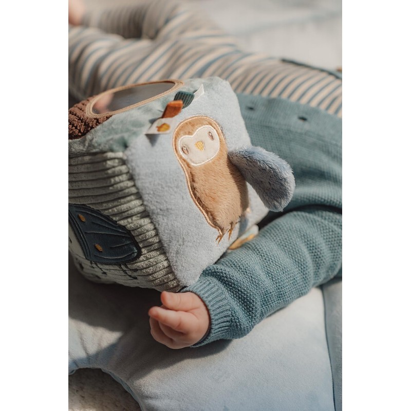 Little Dutch 8909 Fabric Activity Feeling Cube - Forest Friends