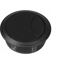 ToniTec® Cable Feed-Through Cable Box Cable Grommet Plastic 60 mm 80 mm Black