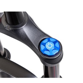 HOUSON Bicycle Suspension Fork Valve Cover, Fork Air Chamber Cover Bicycle Spare Parts for Mountain Bike Blue